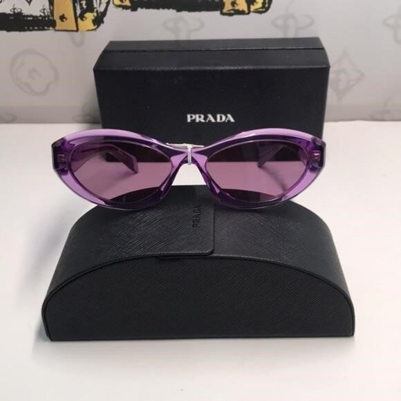 New Authentic Prada Purple Sunglasses for Women PR26Z - Picture 12 of 12